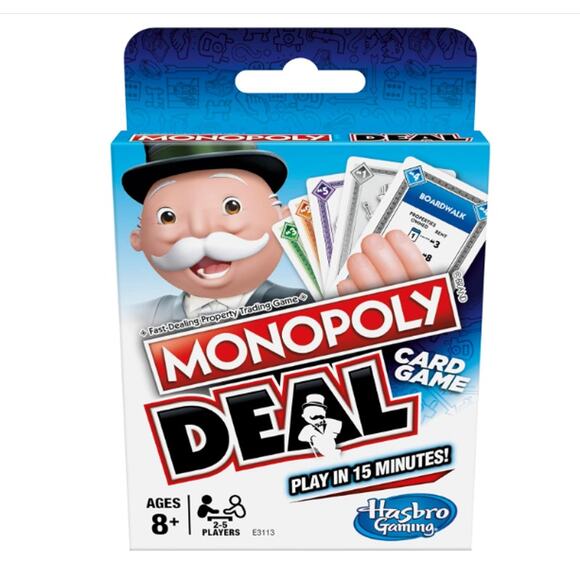 Hasbro Gaming Monopoly Deal Quick-Playing Card Game Ages 8 & Up (2-5 Players) - Picture 1 of 4